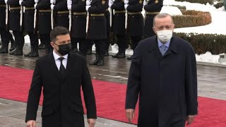 Ukraine's Zelensky welcomes Turkish counterpart Erdogan in Kyiv | AFP