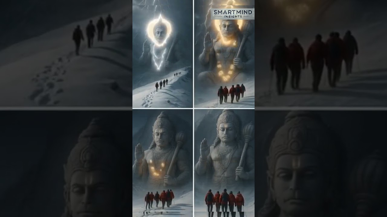 "Jai Bajrangbali🙏Power Beyond Peaks"Frozen heights can’t freeze our devotion. 