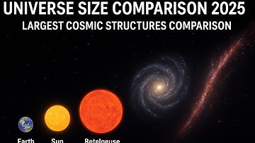 Universe Size Comparison 2025 | Largest Cosmic Structures Comparison.