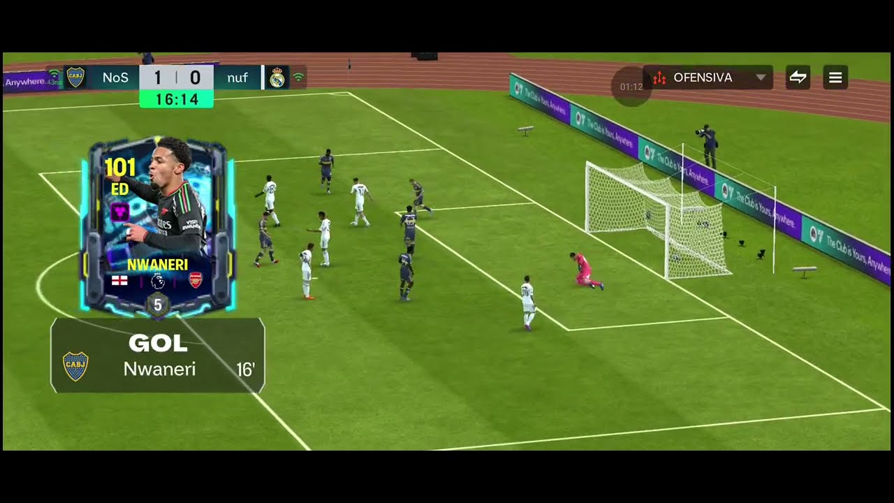 Una partida en FC Mobile 👌