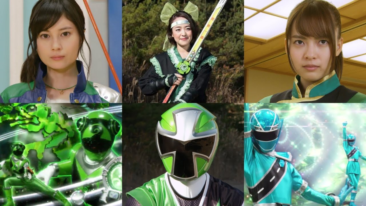 All Female Green Henshin Super Sentai Series 1975 - 2025 - YouTube