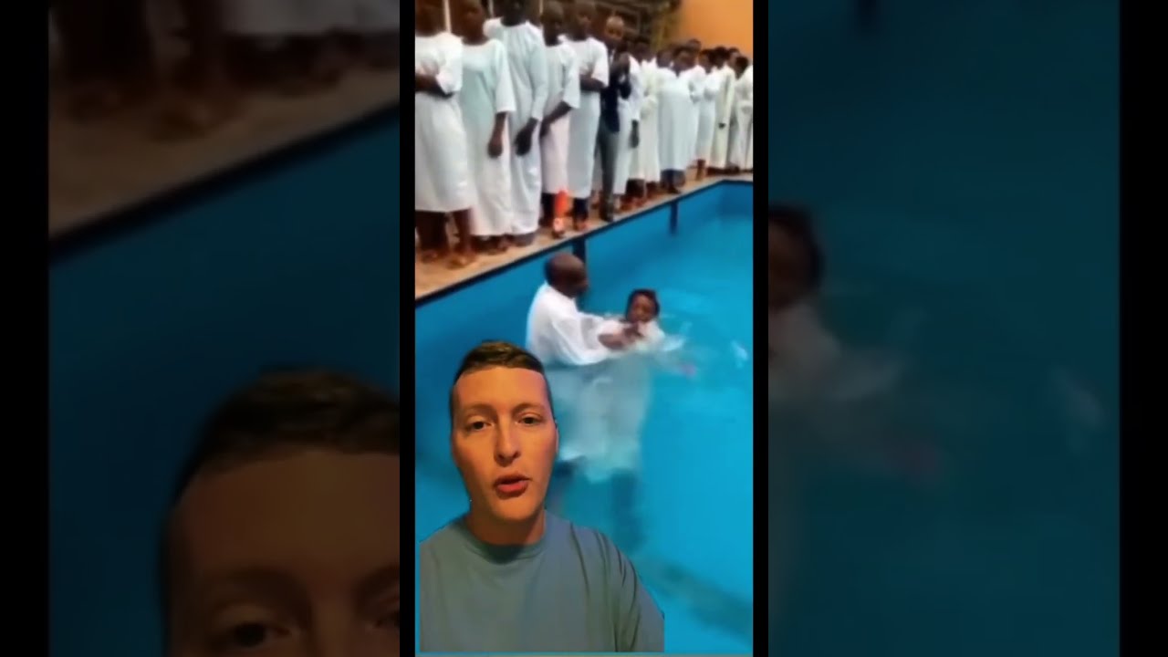 How To NOT Baptize Someone Laugh Baptism Fail Howto Christianshorts Bible Viral