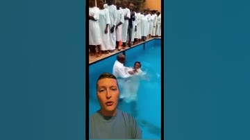 Thumbnail of How to NOT Baptize someone!  #laugh #baptism #fail #howto #christianshorts #bible #viral