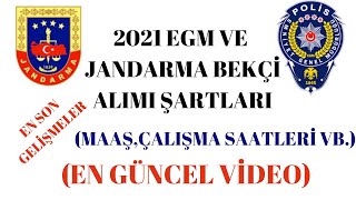 2021 Egm Ve Jandarma Bekçi Alımı Şartları, Maaş Ve Çalışma Saatleri Vb. Merak Ed. En Güncel Vi̇deo