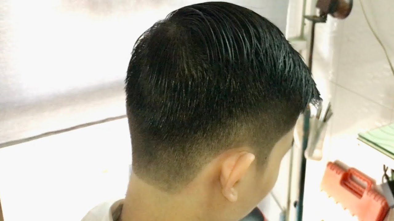 Cắt tóc nam kiểu pompadour hiện đại  Barber Shop Vũ Trí