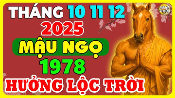 CHOÁNG! Tuổi Mậu Ngọ 1978 Tháng 10,11,12 ÂL 2025 – Vinh Hoa Phú Quý Tài Lộc Đầy Nhà