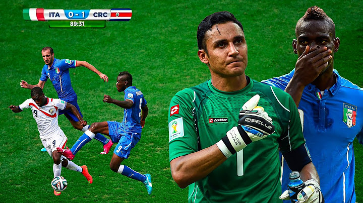 El día que ITALIA conoció a COSTA RICA en un MUNDIAL