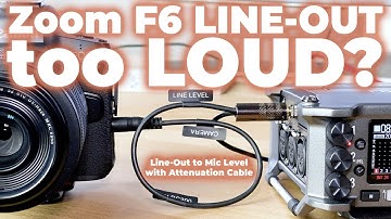 When Line-Out is too Loud  🙈 Featuring the Zoom F6 Line-Out Hiss and a Hardware Solution