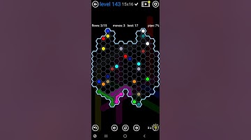 How To Solve Flow Free Hexes Inkblot Pack Level 143 15x16 Board Walk Through Solution Walkthrough