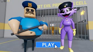 CATNAP WOMEN BARRY PRISON RUN! New Scary Obby Full Gameplay #roblox