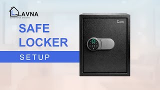 How to Setup LAVNA Smart Safe Locker | Digital Safe Lockers Complete Setup 2026