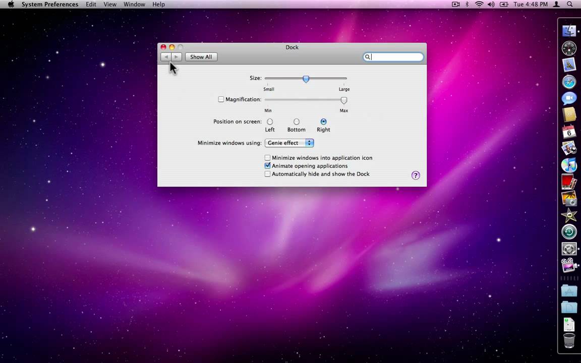 mac move dock to side mac move dock to side