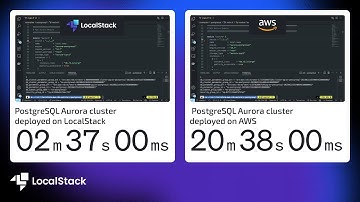 Deploying a PostgreSQL Aurora cluster on LocalStack v/s AWS