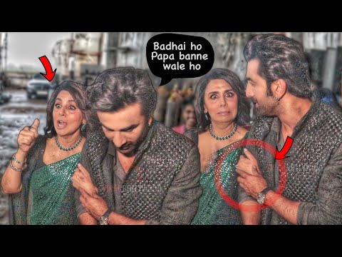 Ranbir Kapoor and Neetu Kapoor Cutest Mother and Son Moment | Protecting Mother from Crowd