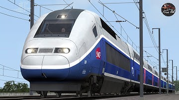 TGV Duplex Train From SNCF - Marseille To Avignon - Aix En Provence TGV Train Rail