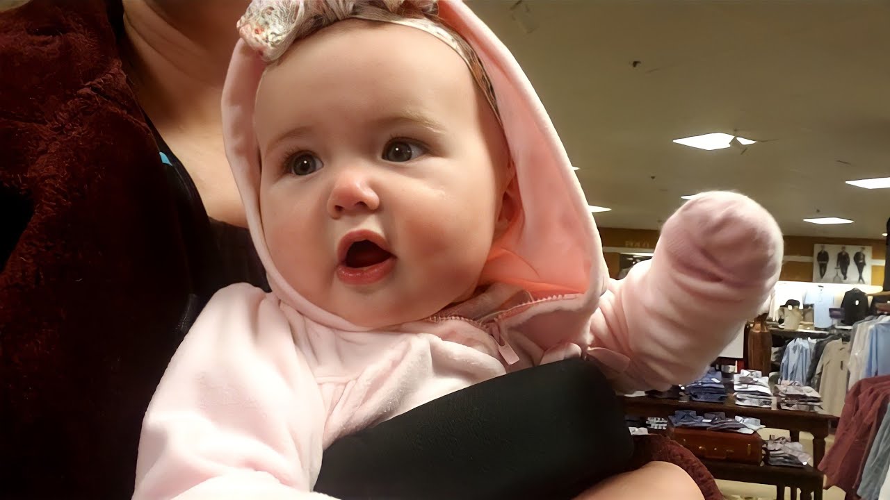 Baby Aubrey is so Excited to Play w/ Big Brother's New Toy!! Cute Morning Time w/ Family