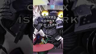 Corax Is A JERK | Warhammer 40K Lore #short #warhammerlore #warhammer40k #40klore Corax Is A JERK | Warhammer 40K Lore #short #warhammerlore #warhammer40k #40klore
