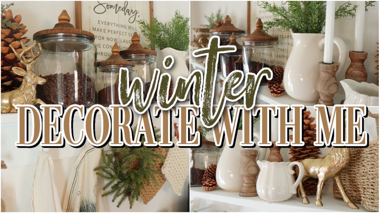 DECORATING AFTER CHRISTMAS FOR WINTER | NEW YEAR WINTER DECORATE WITH ME