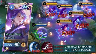 NEW META! ALLSTAR HANABI BEST BURST CRIT DAMAGE HACK!! (BEST DAMAGE HACK  BUILD!🔥) - Mobile Legends