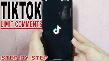 ✅ How To Limit Comments On TikTok 🔴