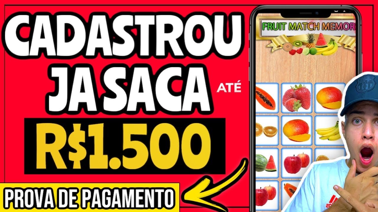 [URGENTE] JOGO da FRUTA PAGA no CADASTRO e PODE SACAR na HORA (RECEBE EM 1 SEGUNDO)