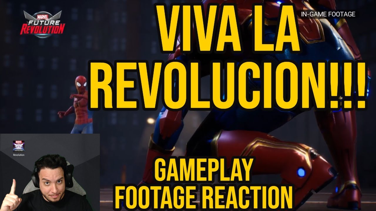 Marvel Future Revolution Gameplay reaction! Play during Soft launch