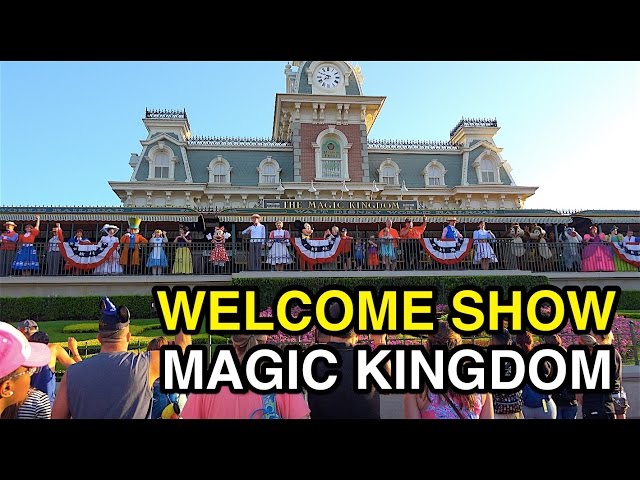 [4K] Welcome Show – Lively Opening Ceremonies : Magic Kingdom (Orlando, FL) class=