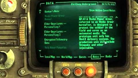 Fallout 3 Walkthrough - Pip Boy and Terminal #137 - MPAM