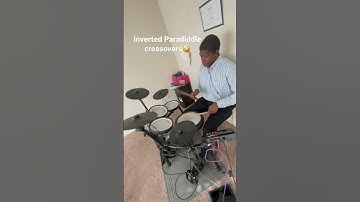 Inverted Paradiddle groove. #drums #shorts #edrums #drumlessons #practice #roadto1k