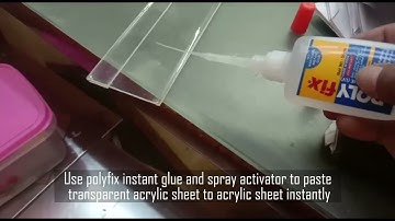 Glue CLEAR PLASTIC face to face with NO MARKS,