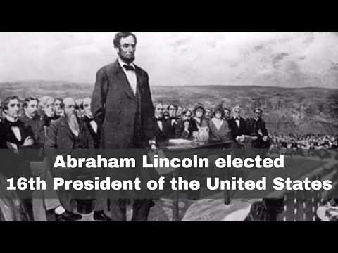 6th November 1860: Abraham Lincoln elected 16th President of the USA