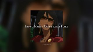 Bruno Mars - That's what I like (sped up) + lyrics