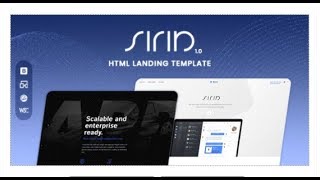 Sirin - App Landing Page | Themeforest Templates screenshot 5