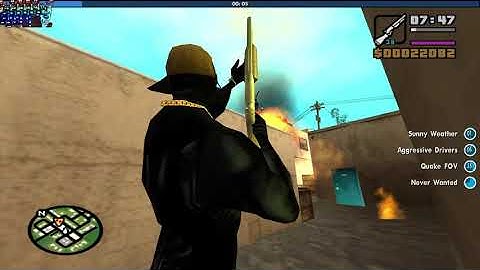 GTA San Andreas - Rainbomizer + Chaos Mod (Commentary) - All Missions Part 1-2 *Slow Mode Chat