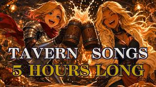 Medieval Tavern Music | 5 HOURS of Tavern Songs for D&D, Work & Study
