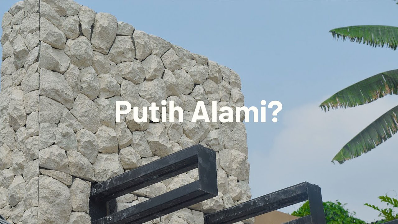  Proyek Batu  Alam  Bintaro Batu  Alam  Warna  Putih Limestone 