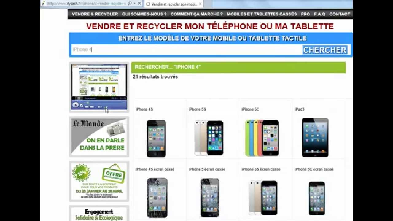 Vendre son mobile iPhone Recycler son téléphone portable avec www — free download
