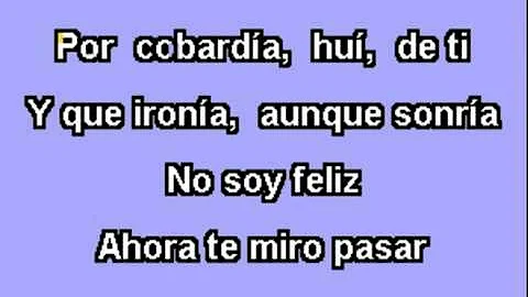 por cobardia