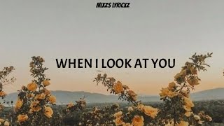 When I look at you / Male version (Aesthetic Lyrics)