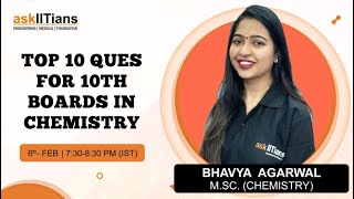 Top 10 Ques for 10th boards in Chemistry | CBSE Chemistry Exam 2021 screenshot 1