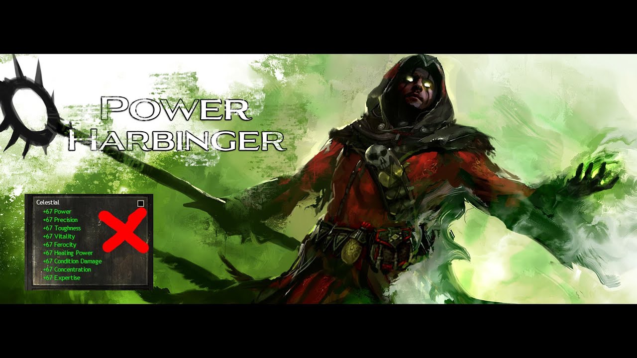 Gw2 WvW Roaming power Harbinger is lots of fun and damage so forget your cele gear and go have fun!