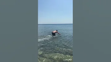 Как не нужно нырять в море!