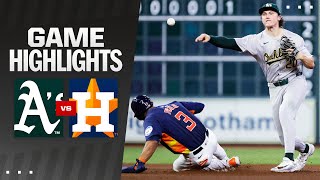 A's vs. Astros Game Highlights (5\/15\/24) | MLB Highlights