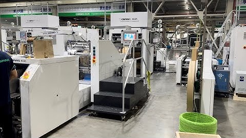 A220 2HD Small Bag Size Automatic Paper Bag Making Machine With Twisted Handle