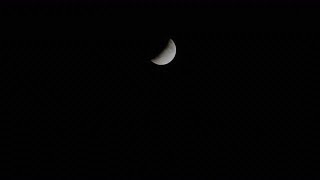 Partial Lunar Eclipse Stock Video
