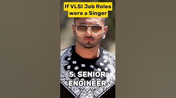 If VLSI Job Hierarchies were a singer #vlsi #semiconductor #shorts #electronics