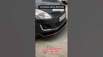 Universal Metal Splitter Easy Installation #2025 #modified #mahindrarise #swift #gtcar #suzukiswift