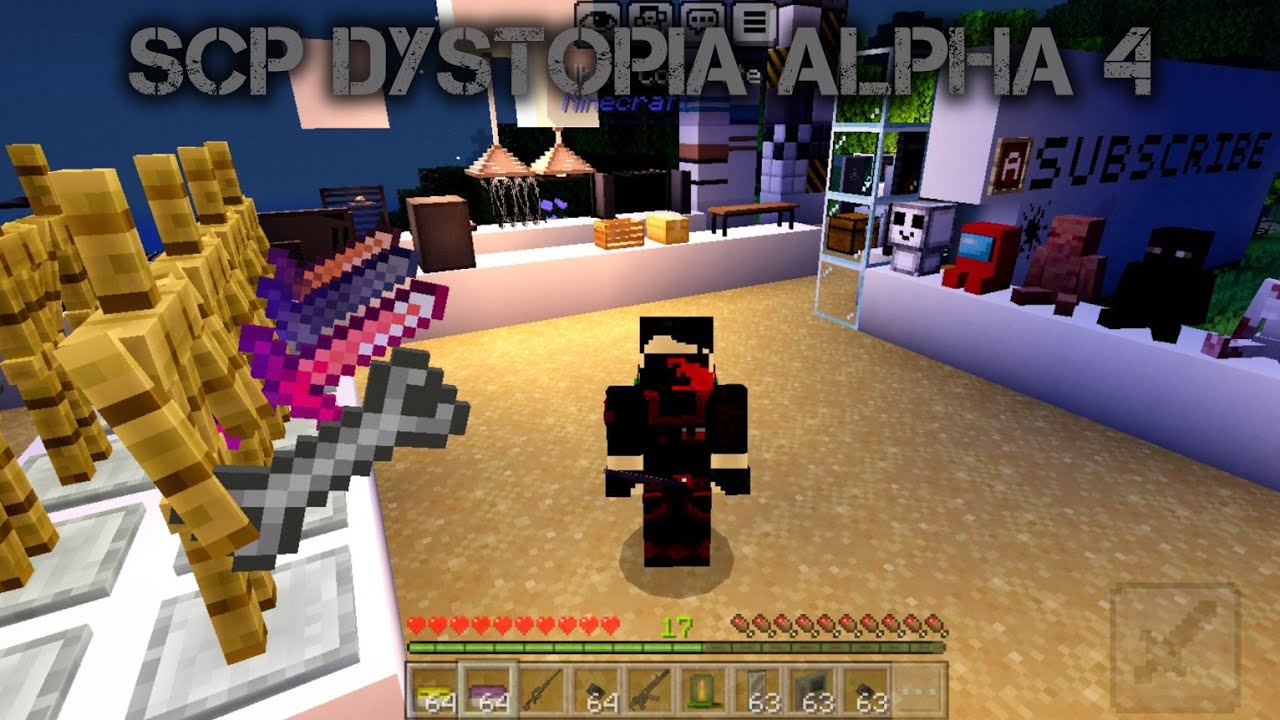 SCP DYSTOPIA ALPHA 4 MOD FOR MINECRAFT BEDROCK 1.21.80+ - YouTube