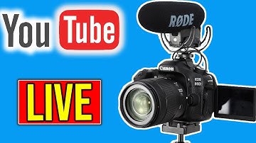 How To Live Stream on YouTube Live without OBS using a Video Camera or DSLR