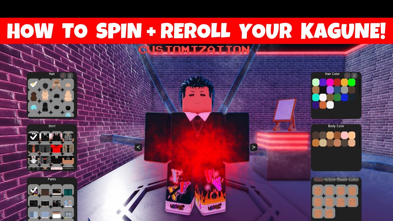 How To Spin and Reroll Your Kagune In Project Ghoul! Roblox Tutorial 